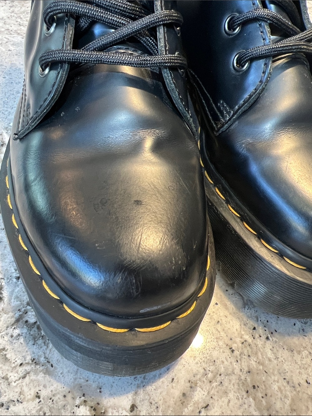 Dr. Martens Jadon Smooth Leather Platform Boots EU 38 Like New - Picture 4 of 12